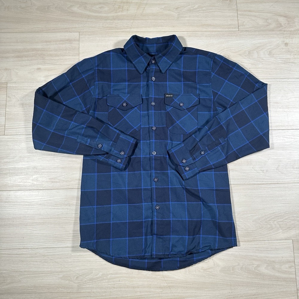 Dixxon Flannel Limited Edition Form & Function Men’s Medium Snap On Blue Black